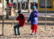Friends at a playground, Northern Argentina